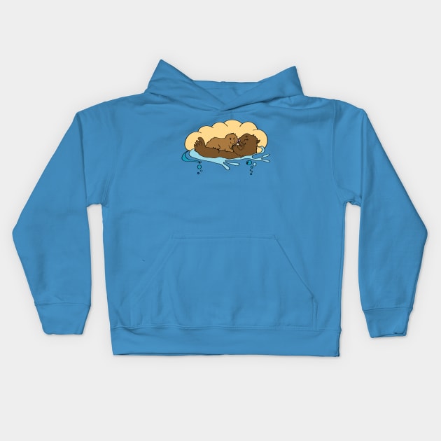 Cute baby animals Kids Hoodie by JulietLake